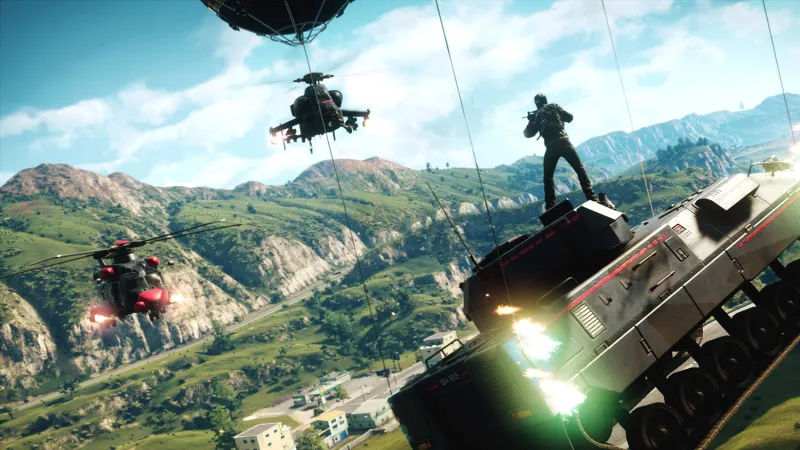 Just Cause 4 review screens