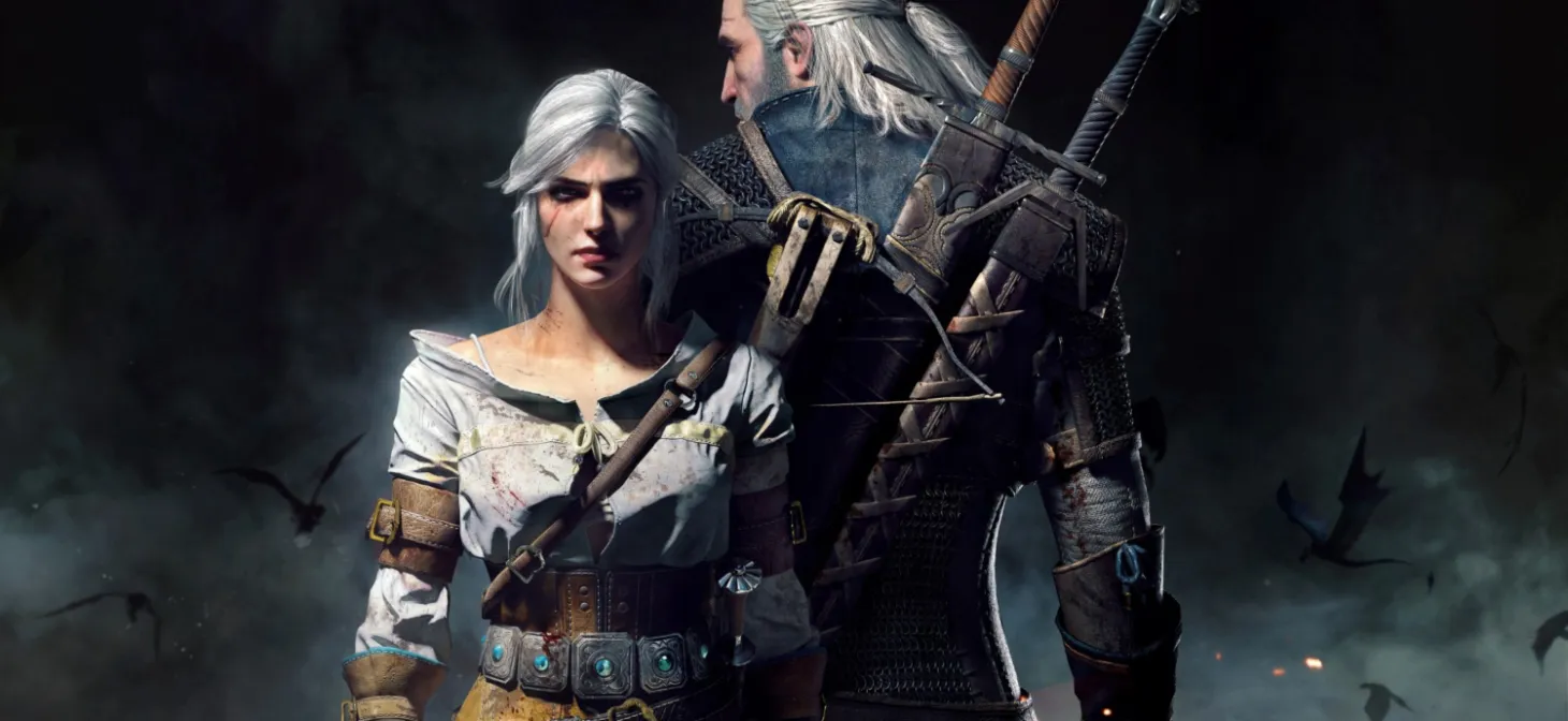 Ciri and Geralt