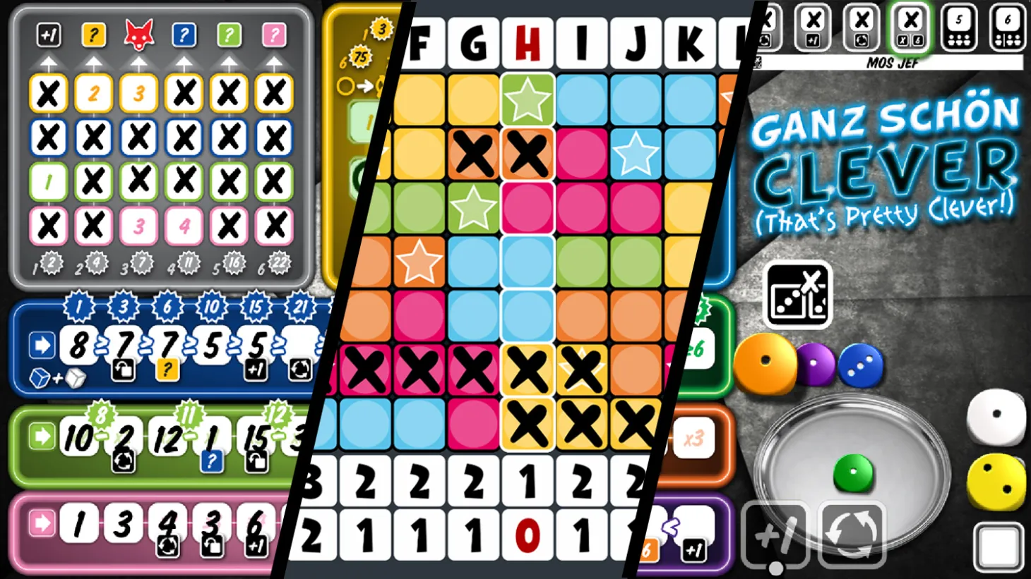 Digital board game spotlight, three rad roll and write games