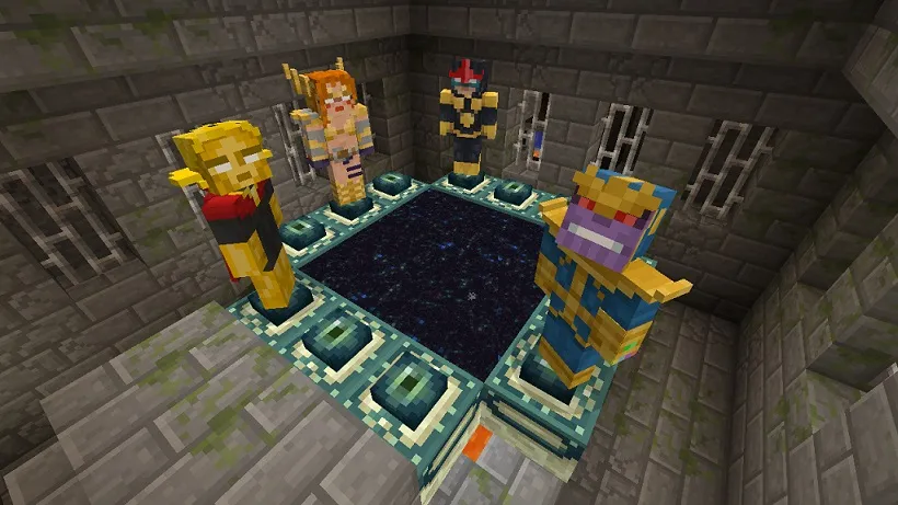 The Guardians Of The Galaxy Bring Some Friends To Minecraft Xbox 360