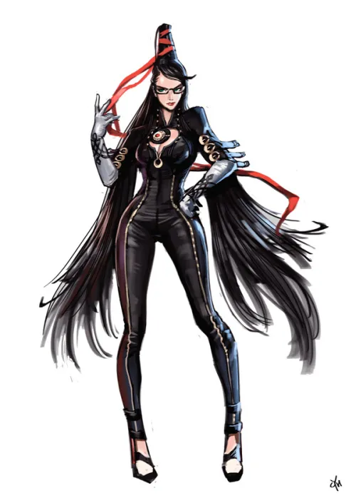 Platinum Games Shares Its Bayonetta Nintendo Costumes Concept Art