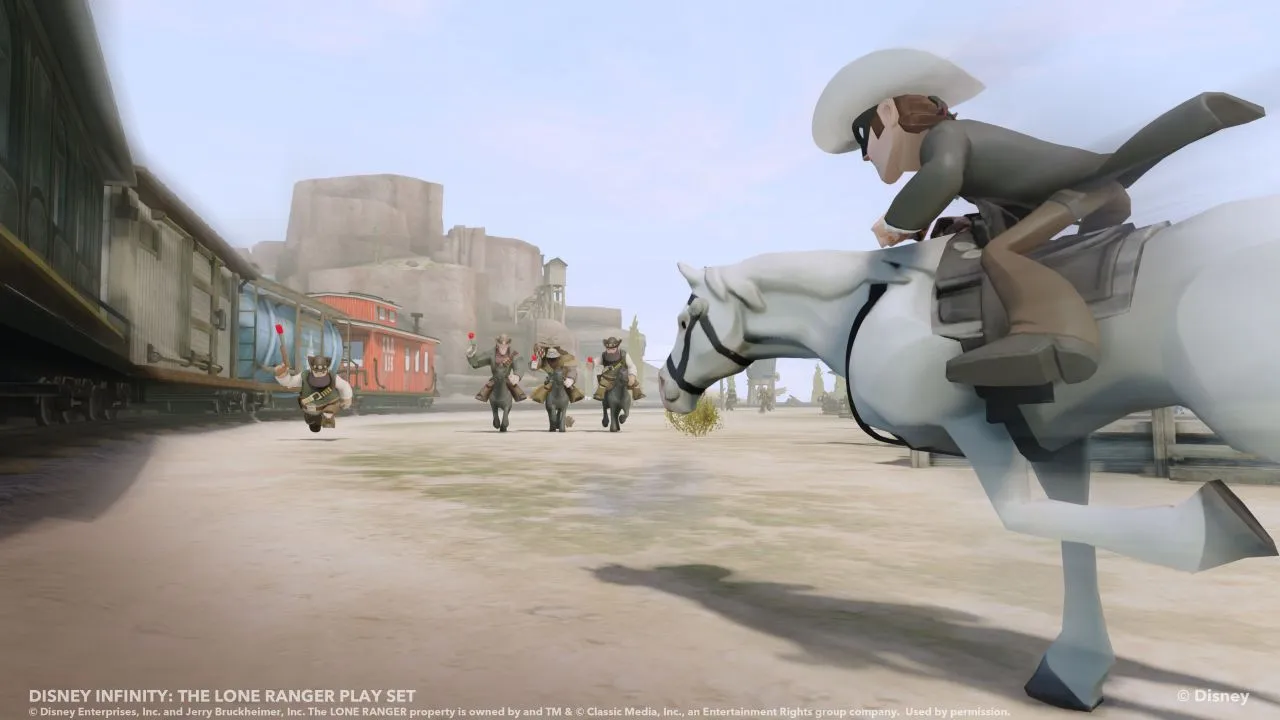Gunslinging And Chasing Trains In Disney Infinity's Lone Ranger Play Set