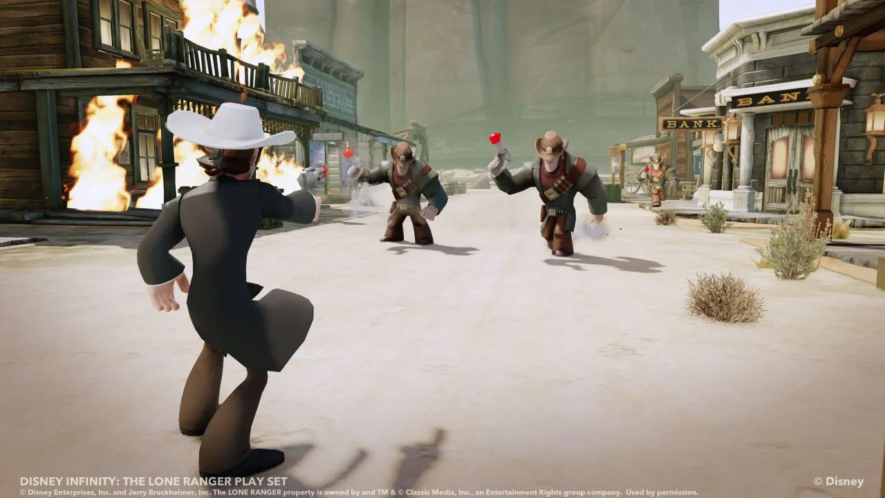Gunslinging And Chasing Trains In Disney Infinity's Lone Ranger Play Set
