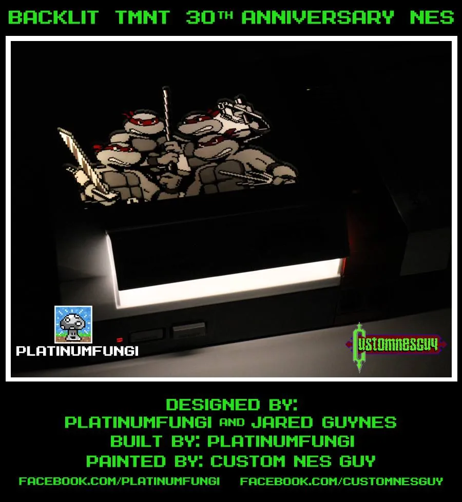 Custom Teenage Mutant Ninja Turtles NES Ready For 30th Anniversary Shellebration