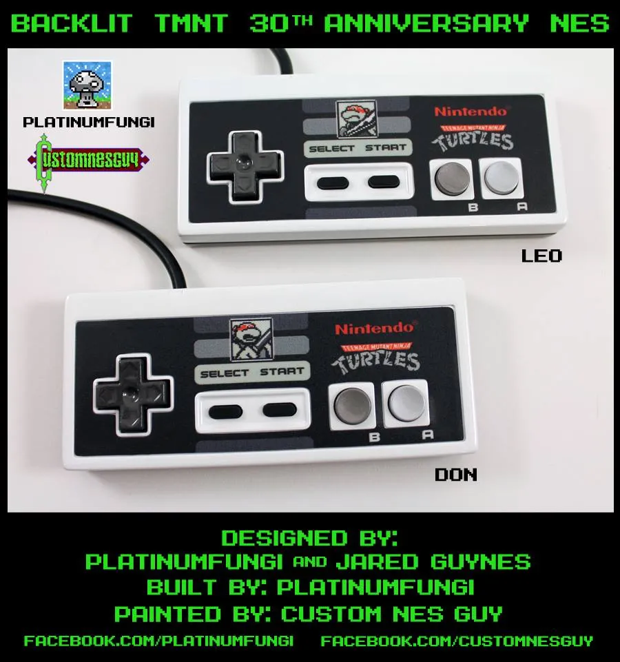Custom Teenage Mutant Ninja Turtles NES Ready For 30th Anniversary Shellebration