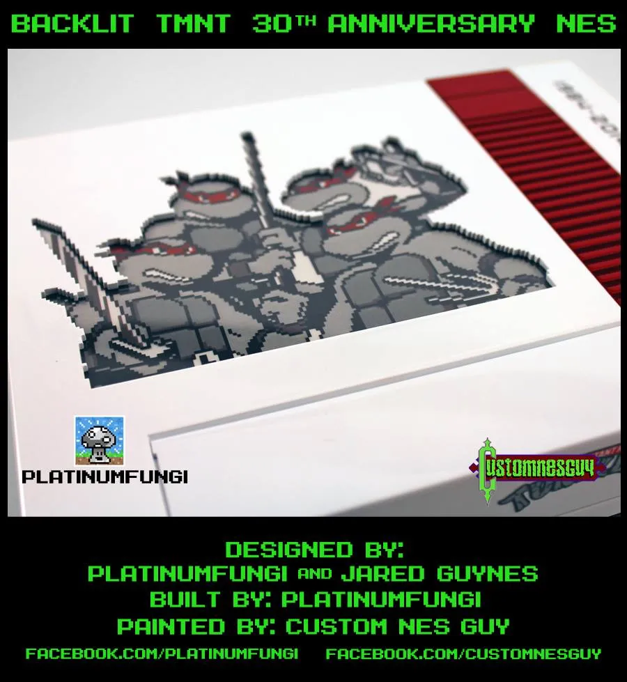 Custom Teenage Mutant Ninja Turtles NES Ready For 30th Anniversary Shellebration