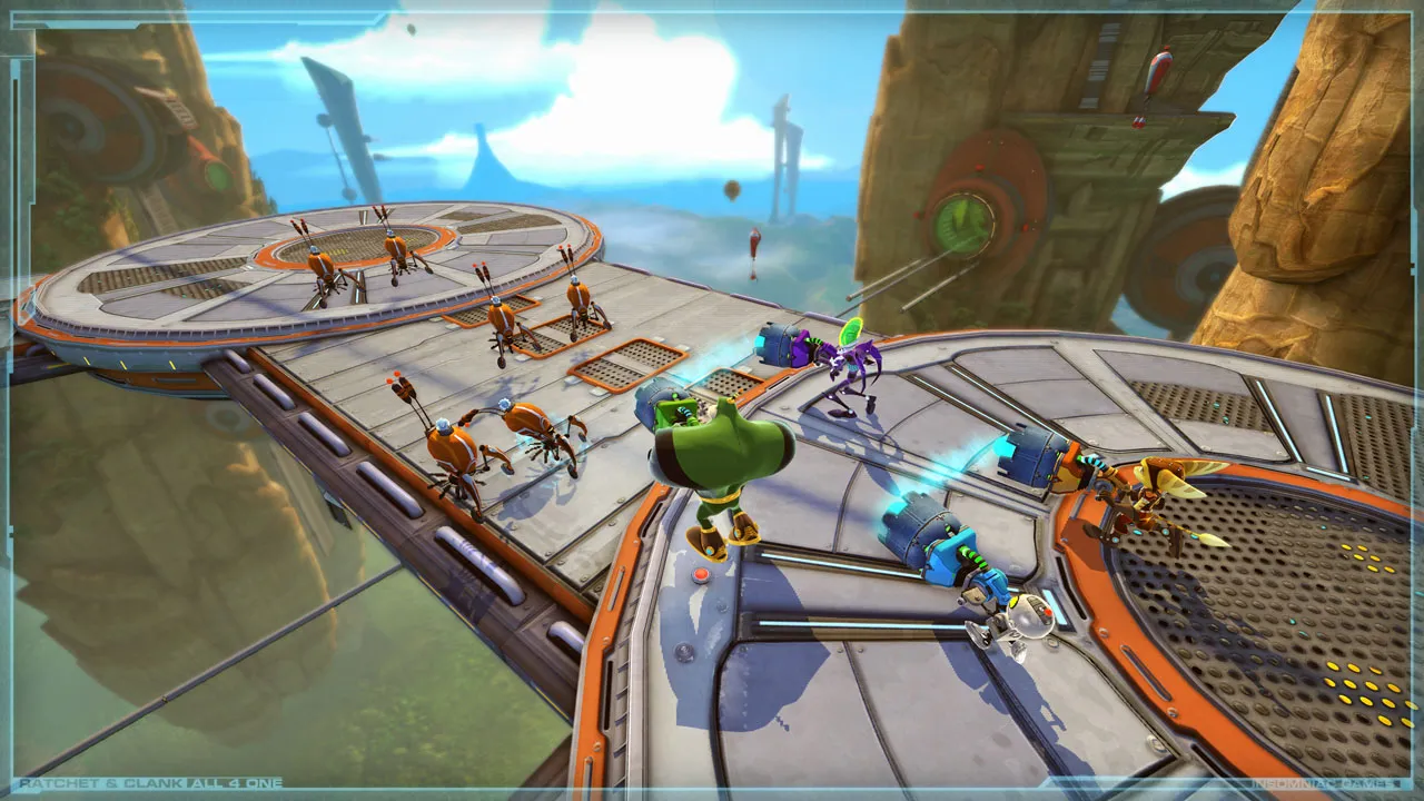 Four Ratchet & Clank: All 4 One Screens 