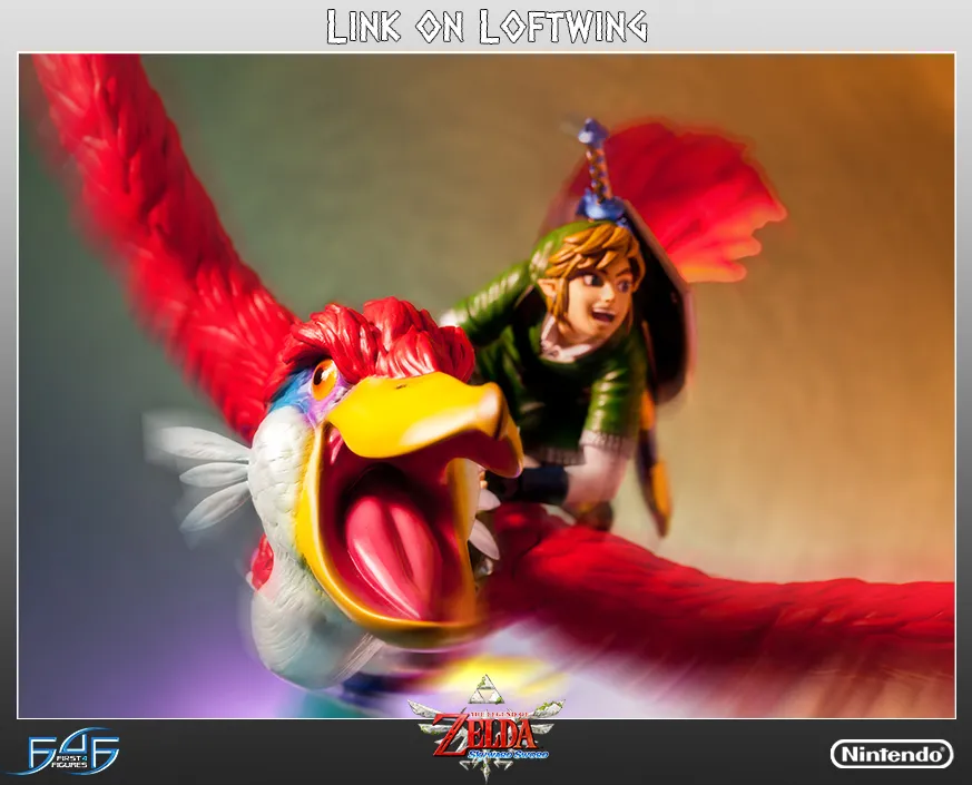 First 4 Figures Reveals Link On Loftwing Figure From Skyward Sword